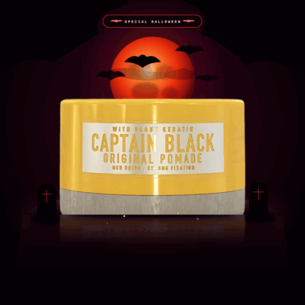 Cera para el cabello hombre Immortal Infuse Captain Black fijación fuerte acabado mate